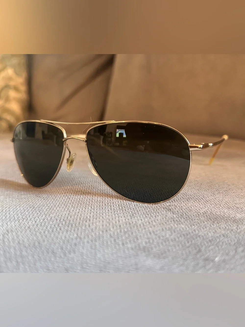 Oliver Peoples Benedict OV1002S 5035P1 Gold G-15 Polarized Sunglasses